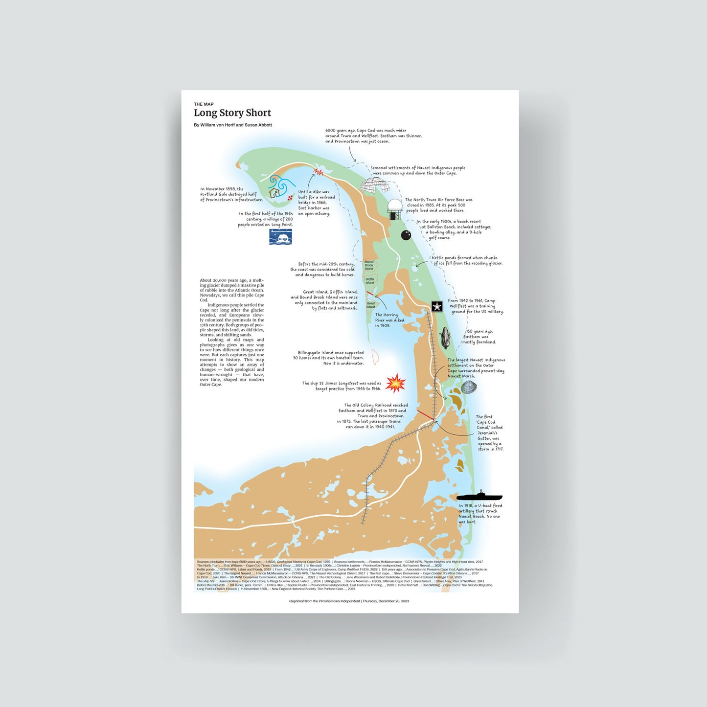 Outer Cape History Map