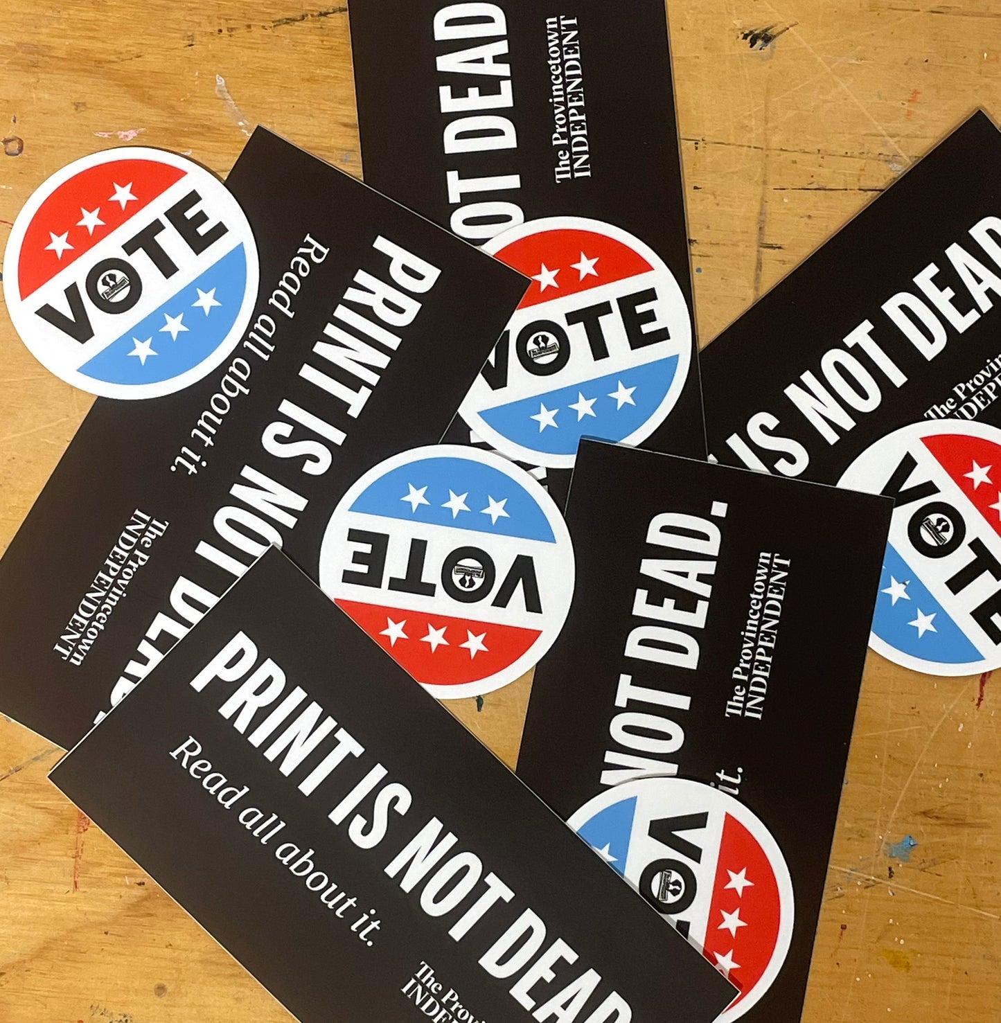 Print Is Not Dead Sticker