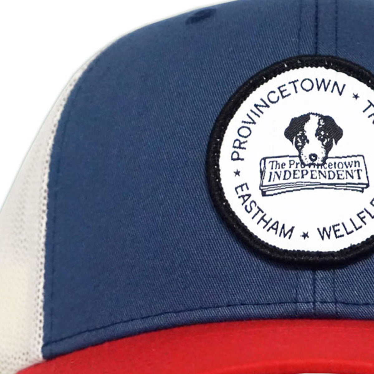 Navy, Cranberry & Birch Trucker Snapback
