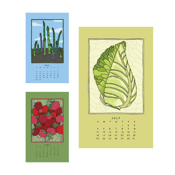 Pre-Order:  Found at the Farmers Market 2027 Calendar by Antonia DaSilva - ships late Nov.