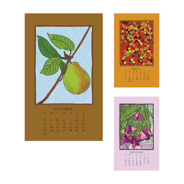 Pre-Order:  Found at the Farmers Market 2027 Calendar by Antonia DaSilva - ships late Nov.