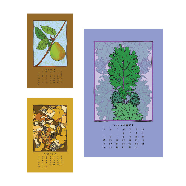 Pre-Order:  Found at the Farmers Market 2027 Calendar by Antonia DaSilva - ships late Nov.