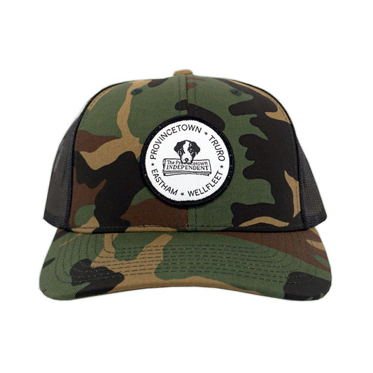 Camouflage & Black Trucker Snapback